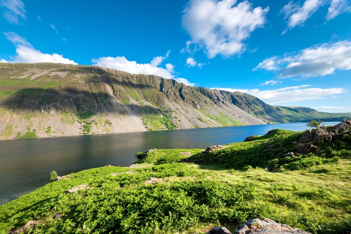 Wild swimming Wastwater Lake, England's deepest lake 